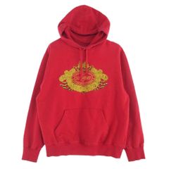 Supreme シュプリーム 18AW Love or Hate Hooded Sweatshirt ラブ オア ヘイト プルオーバー パーカー レッド系 M【中古】