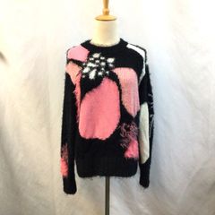 CHANEL　シャネル　23/24 AW　23K　ランウェイ　コレクション　ココマーク　フラワー　プルオーバー　クルーネック　ニット　セーター　トップス