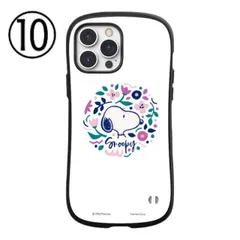 iPhoneケース スヌーピー 白 ホワイト 花柄　韓国 かわいい おしゃれ