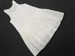 earth music&ecology アースミュージック＆エコロジー 刺繍 ノースリーブ ワンピース 白 ■◆ レディース