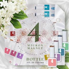 【ネイル工房公式店】4ミクロン 超微粒 マグネットネイル 5ミクロンを超える細かさ まるでパール カラージェル ジェルネイル クリアカラー アートジェル ジェルネイル用品 爪 ネイル工房 【4ミクロン★ボトル】