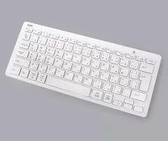 【中古】PCハード Ewin Bluetoothキーボード(ホワイト)[EW-B009]