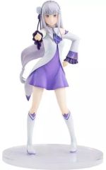 [중고]피겨 에밀리아 [Re:제로부터 시작하는 이세계 생활] KADOKAWA 컬렉션 LIGHT PVC & ABS제 도장이 끝난 완성품