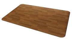 【色: ベージュ】大事な床の保護 アキレス 安心の日本製 木目調ラグマット ベー
