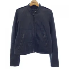 【高級・未使用品・24年モデル】セオリー ネイビー レザージャケット S theory セオリー Theory AIRES NAPPA DRAFTED ZIP BLOUSON L