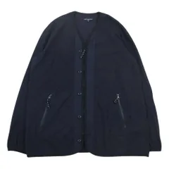 COMME des GARCONS HOMME コムデギャルソンオム 23SS HK-T012 コットンパイル ライナー カーディガン ダークネイビー系 L【中古】のサムネイル