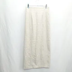 ◇ ⊂ apart by lowrys アパートバイローリーズ スリット ロング タイト スカート サイズL ベージュ系 レディース E  【1501160048332】