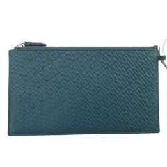 コールハーン COLE HAAN 美品 ポーチ ミニクラッチバッグ セカンドバッグ リング シルバー金具 緑 グリーン 0104 ■WYのサムネイル