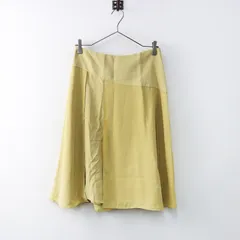 【値下げ】セオリーリュクス theory luxe IDEAL JOURNN トリアセテートジョーゼット切替 スカート 38 ベージュ/ボトムス【2400014382334】のサムネイル