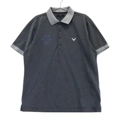 サイズ：3L CALLAWAY キャロウェイ  半袖ポロシャツ  ネイビー系 [240101456740] ゴルフウェア メンズ ストスト