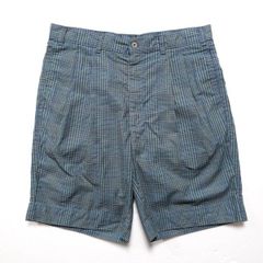 90's USA製 リーバイス ドッカーズ チェック ２タック コットン ショーツ (36) 緑系 Levi's 1993年製 90年代 アメリカ製 オールド 旧タグ　アメリカ古着 USED  ビンテージ ヴィンテージ