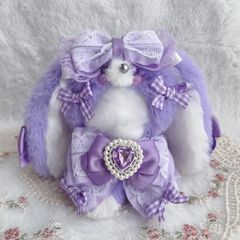 ぬい服 16cm 着ぐるみ むらさき 紫 くま - メルカリ
