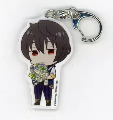 【中古】キーホルダー・マスコット(キャラクター) 朔間凛月 「あんさんぶるスターズ!×animatecafe トレーディングアクリルキーホルダー 2nd Anniversary ver.(A)」