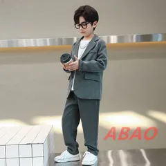 卒業式 スーツ 男の子 キッズ ジャケット パンツ 卒服 韓国 制服 小学生 子供スーツ 2点セット パンツスーツ 制服 ゆったり ピアノ発表会 結婚式 七五三 入学式 フォーマル 七五三 通園 通学 xingyan12