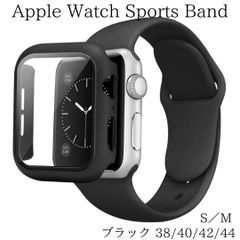 Apple Watch アップルウォッチ ケース ラバーバンド ブラック　人気