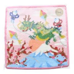 フェイラー FEILER 辰 2024 干支 ハンカチ ハンドタオル ピンク