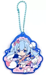 【中古】キーホルダー 雪ミク2023(A) ラバーマスコット 「ガシャポンくじ 初音ミク 雪ミク2023あそーと」 B賞