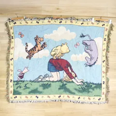 美品 クラシックプー タペストリー ラグ ブランケット