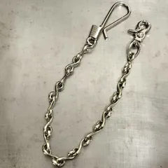 真鍮 白銅 Sカン 10㎜ ウォレットチェーン ヴィンテージ シルバー コイル巻のサムネイル