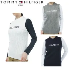 トミーヒルフィガー ゴルフ レディース ケーブルボトルネック ベスト TOMMY HILFIGER GOLF THLA348