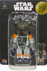 【中古】フィギュア BE＠RBRIC-ベアブリック- 100% ボバ・フェット 「Happyくじ スター・ウォーズ サーガ」 ベアブリック賞