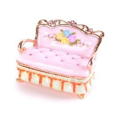 【新品 未使用】ジュエリーボックス【ミニチュア家具シリーズ】 ミニソファー ピィアース クリスマス EX4422 ピンク
