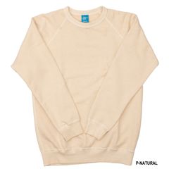 GOOD ON RAGRAN CREW SWEAT P-NATURAL
