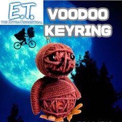 【キミヲマモルyo】映画 E.T. THE EXTRA-TERRESTRIAL Voodoo Keyring イーティー ブードゥー人形  願掛け お守り人形