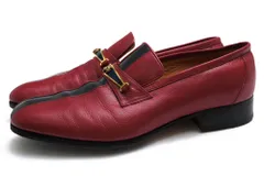 ○グッチ GUCCI 山羊革 ゴートスキン スリッポン 510104 Goatskin Feline Ginger Loafer レザーソール マッケイ製法 メンズ 【中古 中古 グッチ／GUCCI スリッポン シューズ 靴 メンズ 男性 男性用 レザー 革
