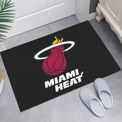 NBA　Miami Heat　マイアミ ヒート　玄関マット　キッチンマット　トイレマット　90cm×60cmのサムネイル