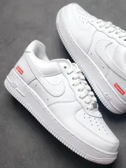 SUPREME X NIKE AIR FORCE 1 BOX LOGO｜本日限定特価｜新品未使用-WTO輸入0