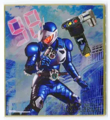 BANDAI Feat. 仮面ライダーW 2640685/ミニ色紙 仮面ライダーアクセルトライアル【箔押し】 8