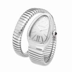 BVLGARI ブルガリ ダイヤモンド セルペンティ トゥボガス ウォッチ Sサイス 35mm 101816/SP35S クォーツ ステンレススティールバンド SWISS【送料無料】腕時計【中古】25020129