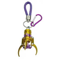 [TOMMYFIELD] クレーンゲームのアーム ストラップ 2本爪 装飾品 アクセサリー カラビナ付 (紫) [並行輸入品] [パープル]