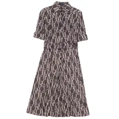 美品 バーバリー ロンドン BURBERRY LONDON ワンピース ベルト付のサムネイル