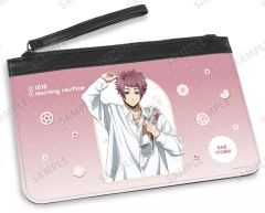 【中古】バッグ 糸師冴 描き下ろし モーニングルーティンver. PUレザーフラットポーチ 「ブルーロック」のサムネイル