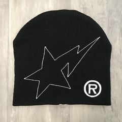 ★初期★ BAPESTA ニット帽 ビーニー a bathing ape star BAPE STA Beanie knit cap エイプ ベイプ アベイシングエイプ 帽子 NIGO