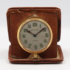 アールデコ WALTHAM ウォルサム 8日間巻き手巻きデスククロック アールデコ WALTHAM ウォルサム 8日間巻き手巻きデスククロック - メルカリ