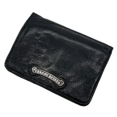 ［インボイス付属］クロムハーツ　レザー財布　JOEY ジョーイ二つ折り財布ダガー CHROME HEARTS クロムハーツ ジョーイ JOEYウォレット ブラック