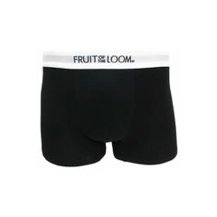 FRUIT OF THE LOOM フルーツオブザルーム BLACK コットン ボクサーパンツ 無地 シンプル メンズ ブランド 下着 パンツ インナー プレゼント ギフト 彼氏 男性 大人