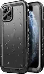 【特価セール】SPORTLINK iPhone 11 Pro Max 用 防水ケース iPhone 11 Pro Max 耐衝撃 ケース 完全防水 IP68防水規格取得 防雪 防塵 耐衝撃 360°全面保護 フェイスID 認証 無線充電対応 操作便利 超薄 小