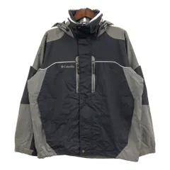 Columbia コロンビア マウンテンパーカー アウトドア ワンポイントロゴ グレー (メンズ M) 中古 古着 Q8503