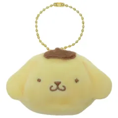 【メール便】ポムポムプリン ミニポーチ リュック型ポーチ フェイス サンリオ ティーズファクトリー ボールチェーン 小物入れ キャラクター グッズ 