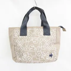 ルコックスポルティフ le coq sportif ゴルフ カートバッグ ラウンドバッグ ミニトートバッグ ロゴ 保冷 2023年モデル ベージュ