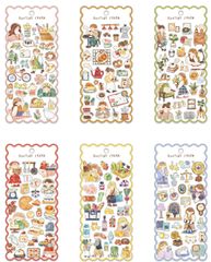 シール ルーチンチャームステッカー miw_82185_82190set 全6柄セット routine cham sticker シートシール ステッカー マインドウェイブ mindwave ステッカー マインドウェイブシール おすすめシール