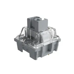 Akko (アコ) CS Silver (シルバー) スイッチ ゲーム用 3ピン 43gf リニアスイッチ 22mm延長スプリング付き MXメカニカルキーボード対応 (45個)