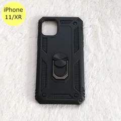 iPhoneケース 耐衝撃 衝撃吸収 iPhone 11 XR ブラック 黒 スマホ アイフォン ケース