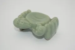 Ｐ７２３　蓋置　『千秋長治造』『蝋型鋳銅』『蟹蓋置』　共箱　茶道具 P723 蓋置 『千秋長治造』『蝋型鋳銅』『蟹蓋置』 共箱 茶道具