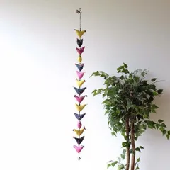 鳥 バード ベル おしゃれ オーナメント ガーランド 壁飾り 吊り下げ カラフル オブジェ かわいい 鳥雑貨 インテリア 15バードのデコオーナメント