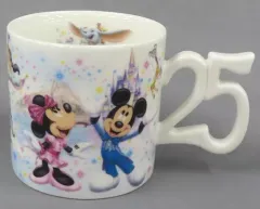 【中古】マグカップ･湯のみ 集合(ホワイト) スーベニアカップ 「東京ディズニーランド25周年記念」 東京ディズニーランド限定